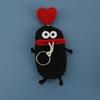 Cute Fruit Series Sausage Mouth Doll Crochet Keychains Custom Knitting Bag For Car Keys Holder Funny Doll Bag For Keys Storage