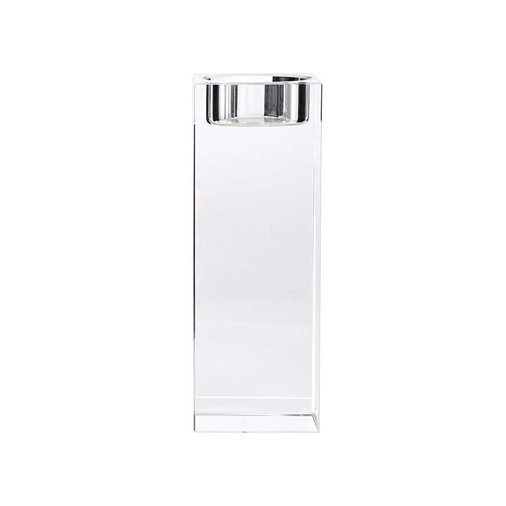 Modern Crystal Candle Holders Glass Candlestick Ornaments Creative Butter Lamp Holder  Indoor