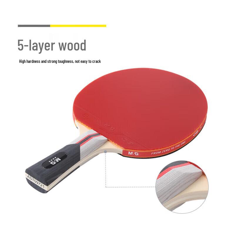 M&G Climber 4-Star Shakehand Table Tennis Racket