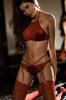 Merry See Velvet Sexy Garter Set Red