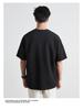 Yizhi Men's Summer 2025 European & American Heavyweight Letter Print Short-Sleeved T-Shirt