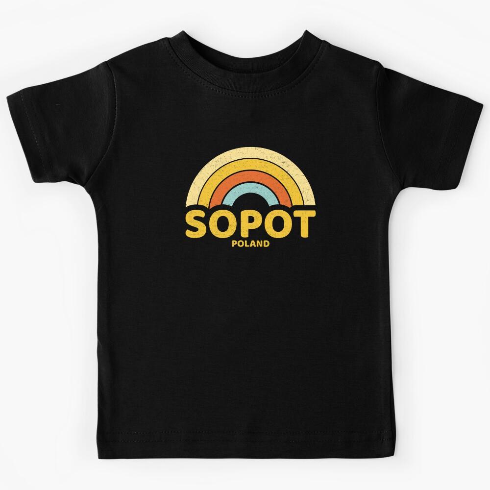 Retro Sopot Poland Kids T-Shirt 130