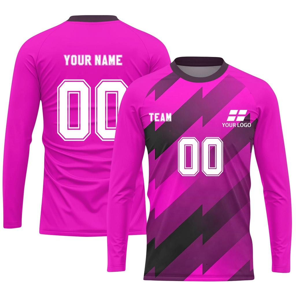 Men's Long Sleeve Athletic Jersey, Lightweight Sports Shirt, Quick Dry Top for Training & Team Sports