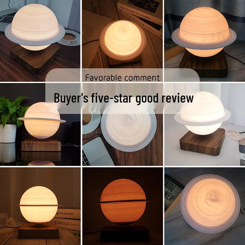 Magnetic Levitation Saturn Lamp - Creative Birthday Gift & Decorative Ornament