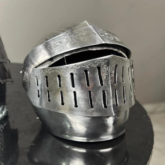 Rytířská zbroj Středověká německá plná zbroj Gotická 14. století Larp Cosplay Zbroj Dekorace Nejlepší dárek