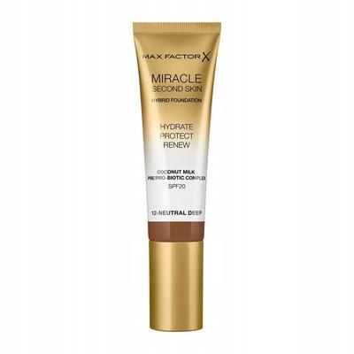 Max Factor Miracle Second Skin Foundation 30 Ml 12 Neutral Deep