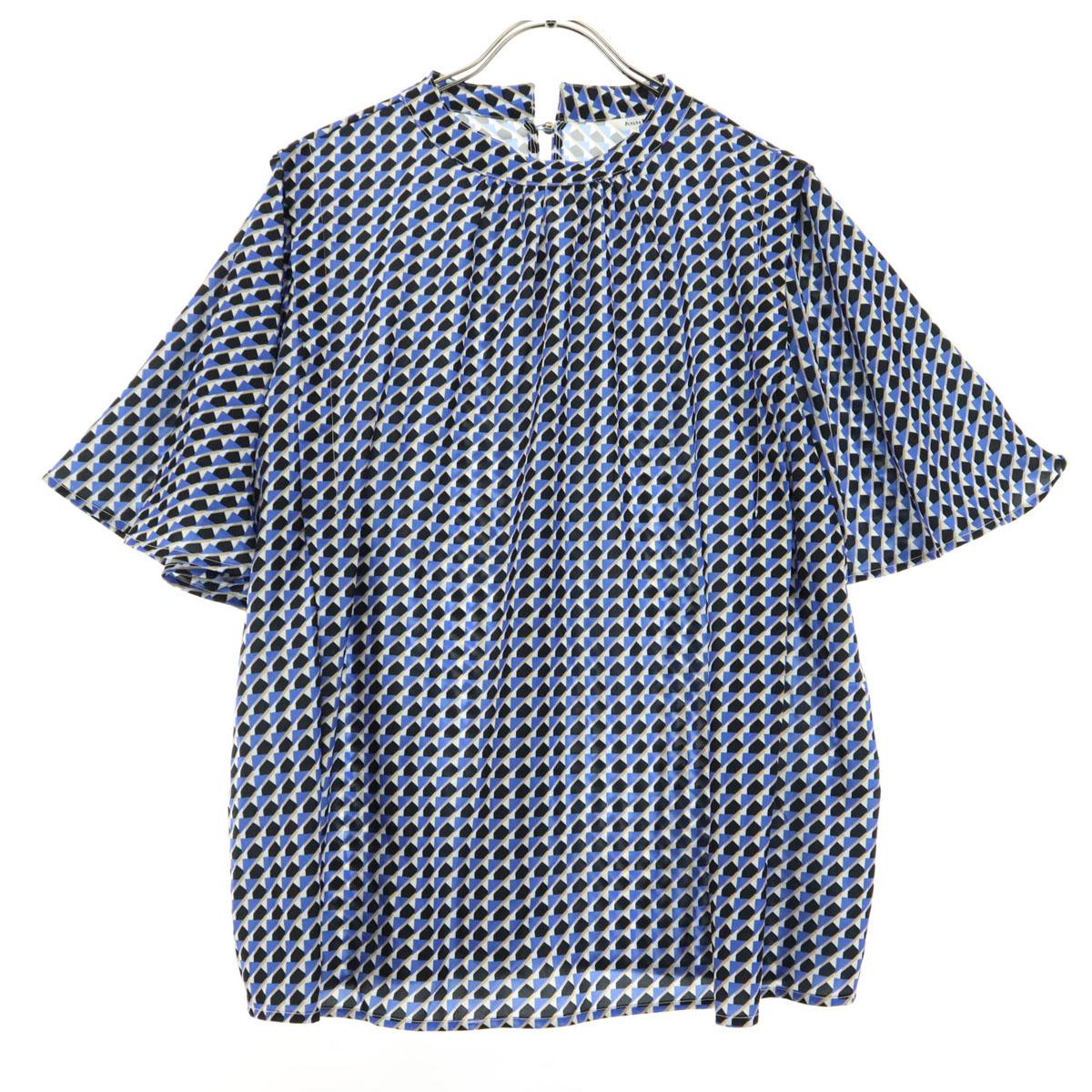 

Косметические товары ANNA LUNA Общий рукав Блузка с коротким рукавом Пуговица сзади Женщины Б/у