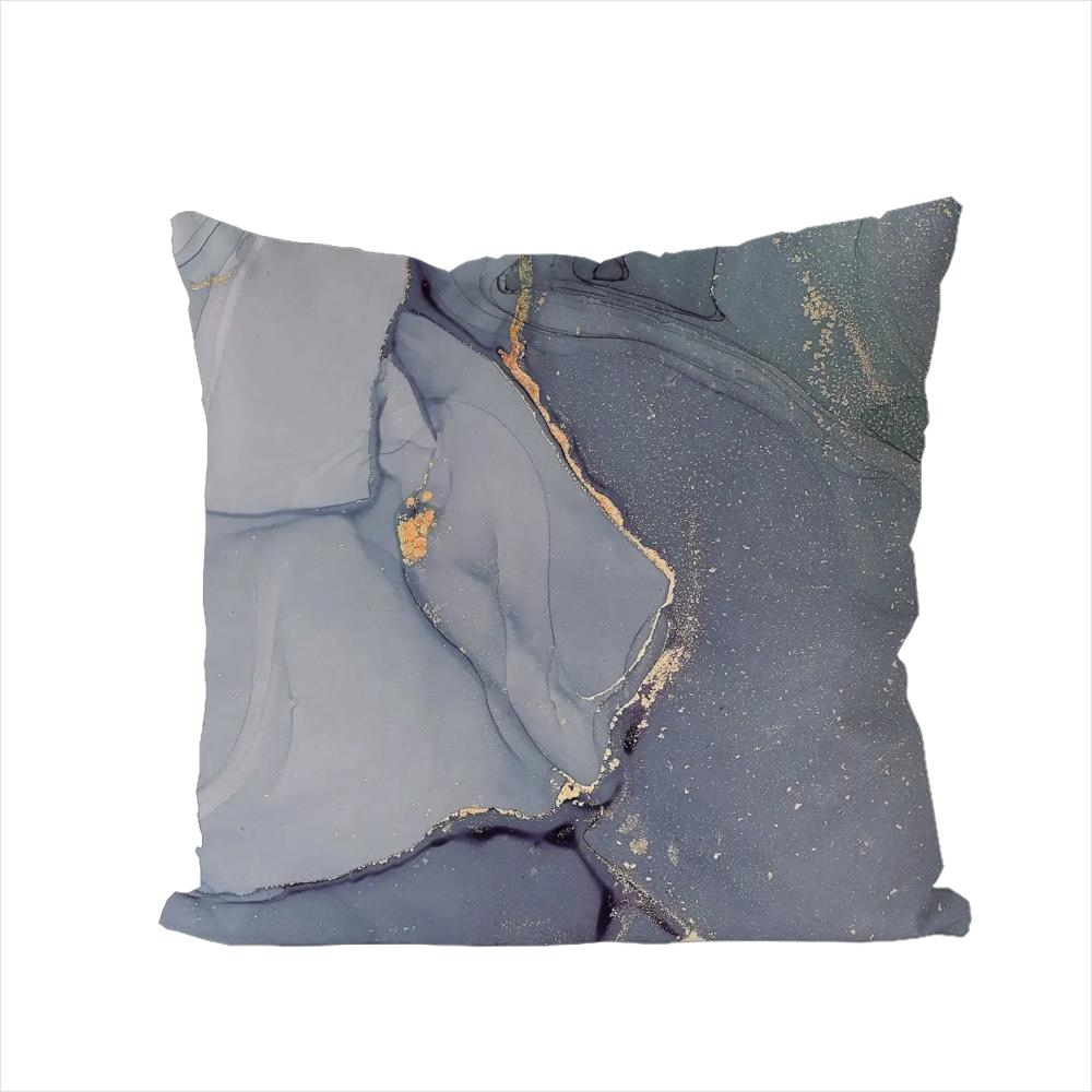 Marble Pillow Case For Car Sofa Decorative Home Doublesided Print Plush Square Throw Pillow Cushion Cover