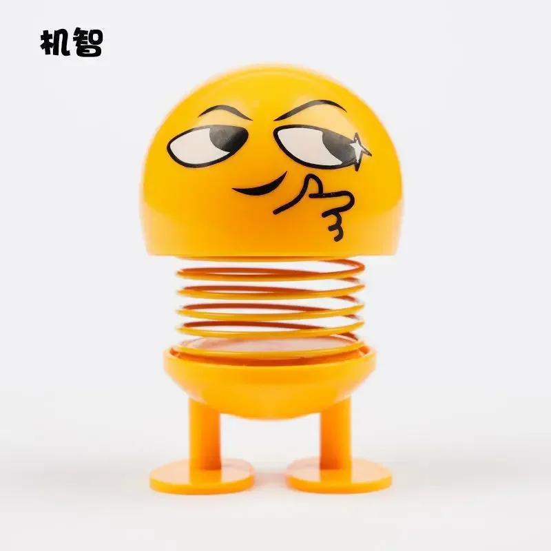 Cute Shaking Head Doll for Car - Fun Interior Ornament, Creative Sticker & Small Toy Accessory for Vehicle Dashboard Decoration