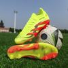 2025 new low-top football shoes long nails broken nails Amazon men's and women's football shoes grass student training shoes