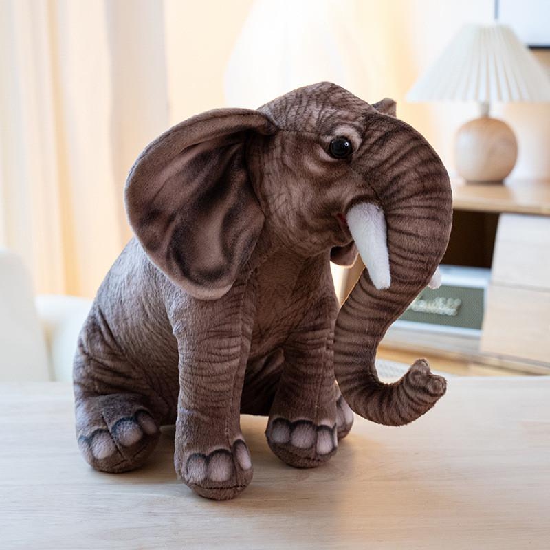 Rhinoceros Elephant Plush Play Cartoon Zoo Commemorate Children Gifts Holiday