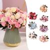 Artificial Bouquet of For Ping Pong Ball Flowers for Seasonal Decor