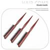 Wooden Handle Hair Comb Hairs Fluffy Three Rows Boar Bristle Combs Hairdressing Back Teasing Brushes Hairdressing Styling Tools