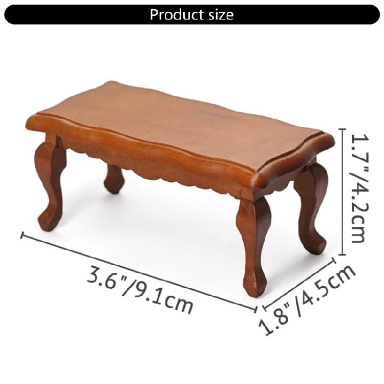 1:12 Dollhouses Miniature Table Coffee Mini Dollhouses Furniture Dollhouses DecorationsAccessories Educational Toy