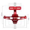 CNC Aluminum Motorcycle License Number Plate Holder Frame Adjustable with LED Light Moto Accessories Turn Signal Light Bracket