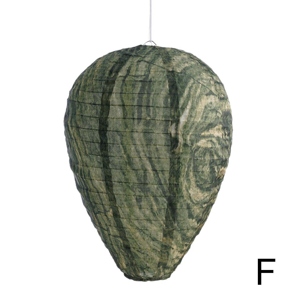 Hanging Wasp Nest Decoy Outdoor Waterproof Fake Wasp Insects Lantern Hornets Nest Nest Paper Decoy Drive Beehive Plastic De E2A0