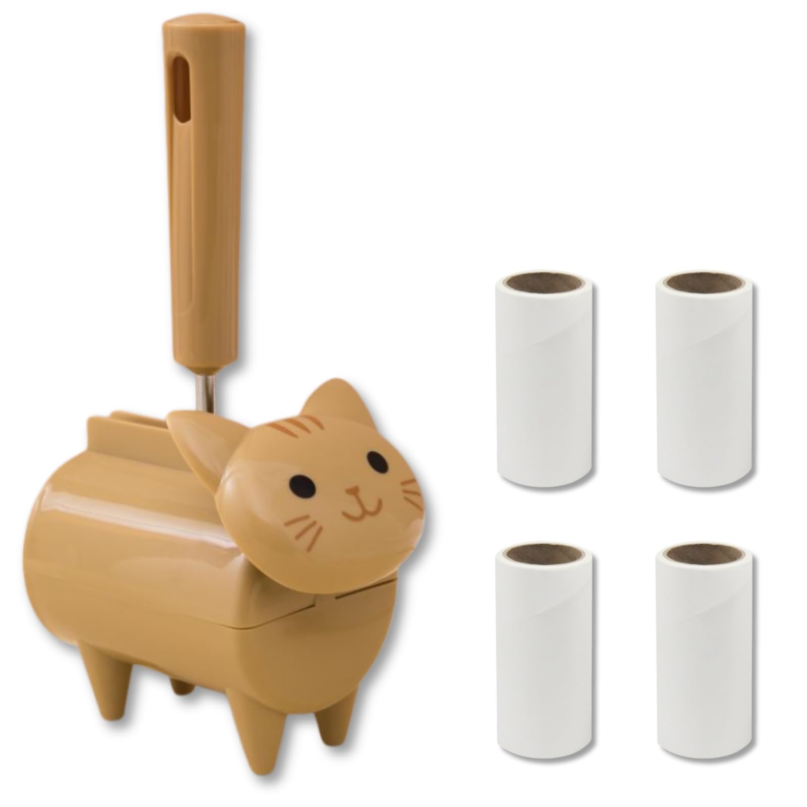 

Нейтральный Зенит Мини Ролик Форма Кошки Мини Липкий Очиститель Диагональный Срез Чистка Ковра Компактный 3 (Коричневый + Запчасти)