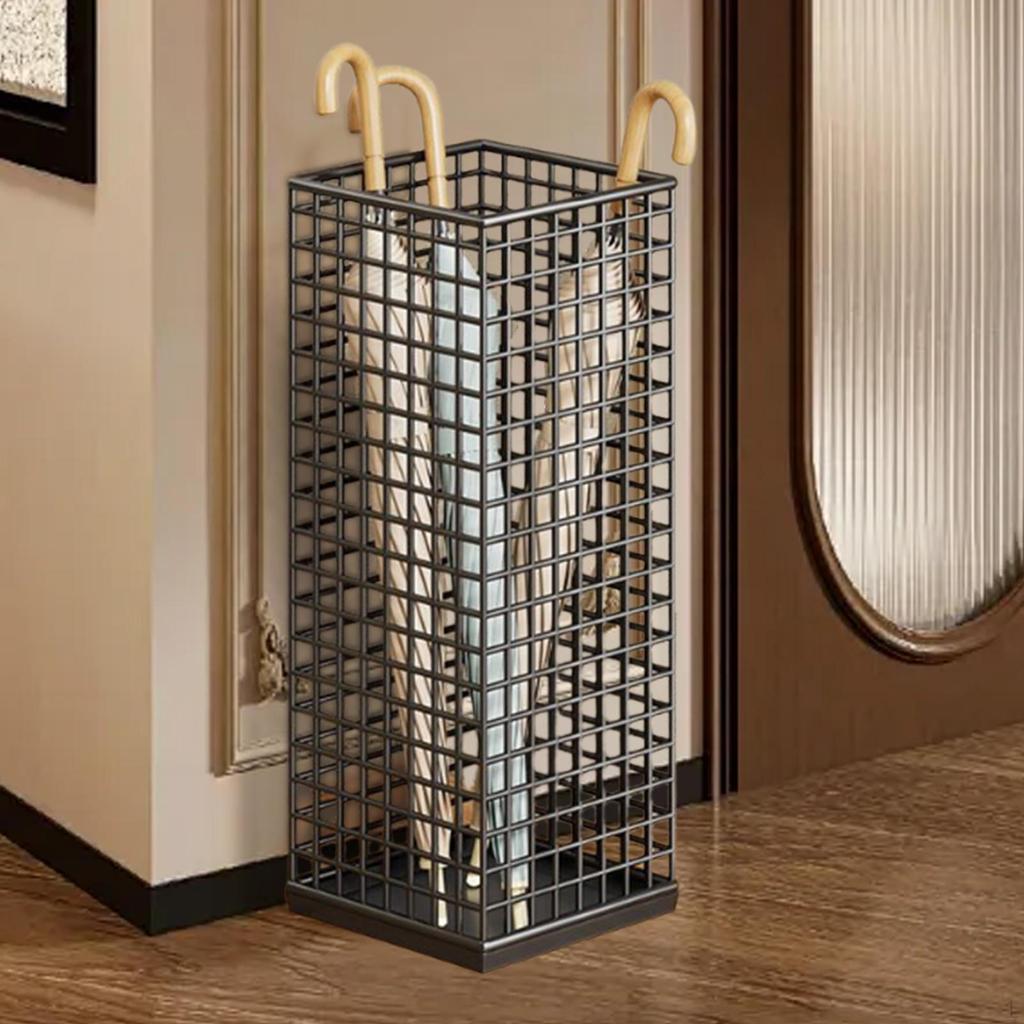 Ständer Organizer Behälter Organisation Praktischer Multifunktionaler Aufbewahrungseimer Schirmhalter für Hotel