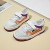 Warrior Fashion Versatile Trendy Classic Sports Casual Low-Top Kids Skate Shoes Kids Sneaker White Purple WZTH-079512