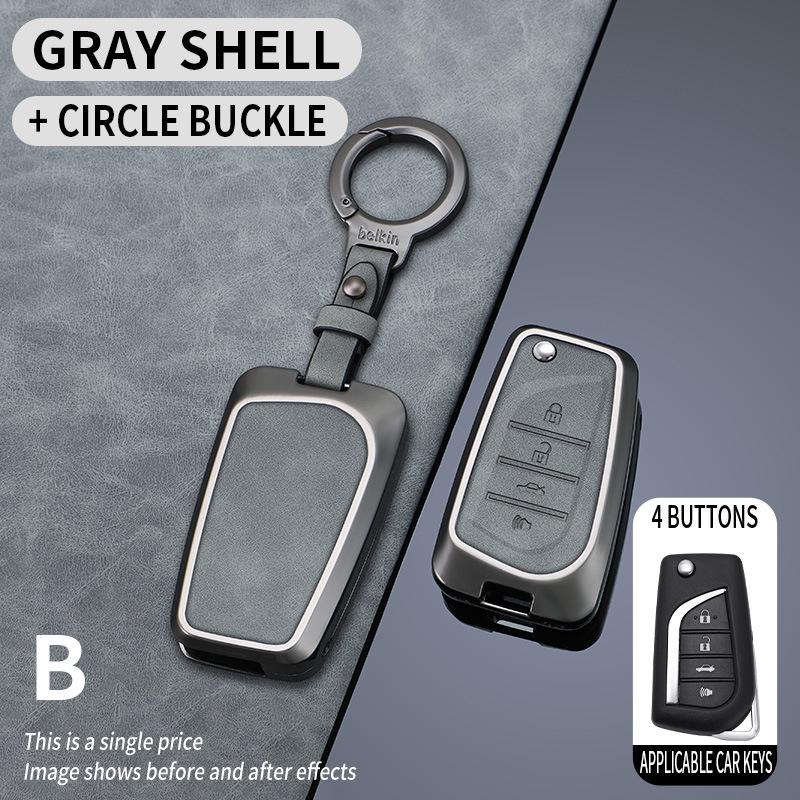 Premium Key Case for Toyota: Fits Corolla, Levin, Avalon, Highlander, Camry, RAV4