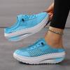 Women'S Lightweight Breathable Mesh Casual Sneakers - Low-Top Round Toe Slip-On Shoes with Foam Sole & Microfiber Lining