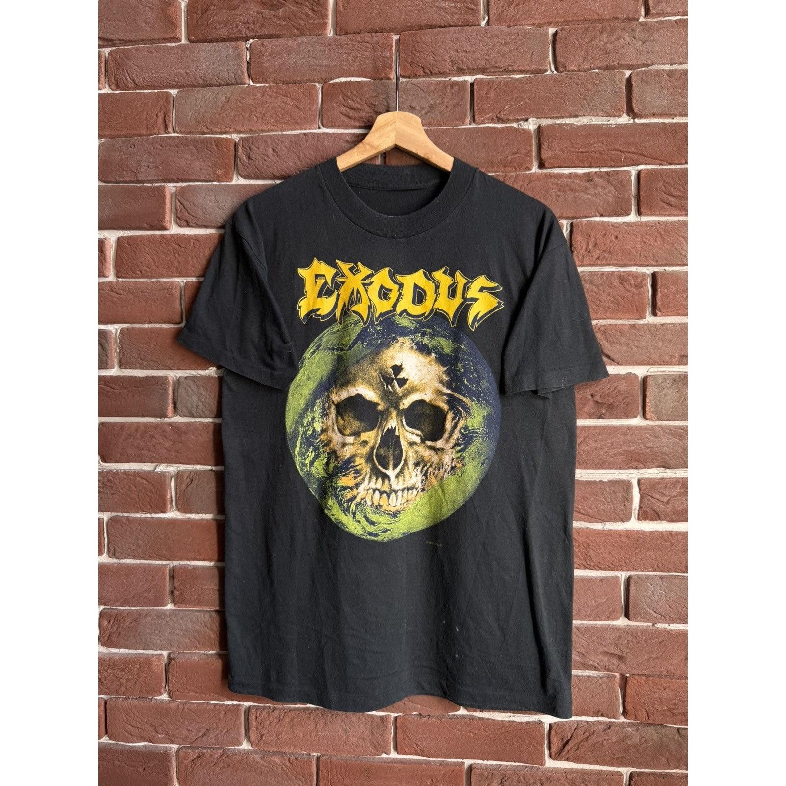 Vintage 1989 Exodus Fabulous Disaster metal band tee shirt Unisex T-Shirt L