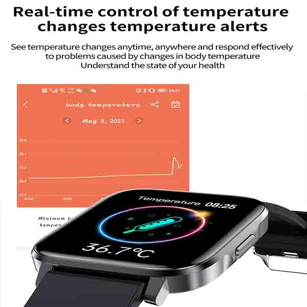 NORTH EDGE Sportovní fitness hodinky s plně dotykovým displejem IP67 Vodotěsné Bluetooth chytré hodinky pro Android iOS