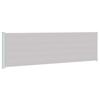 Side Awning Retractable 180 x 600 cm Gray