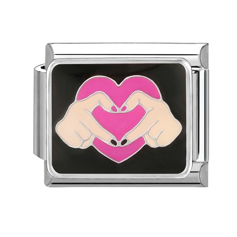 LOVE Heart Flowers Daisy Dogs Cow Star Planet Italian Charm Links Fit 9mm Stainless Steel Bracelet DIY Making Gifts