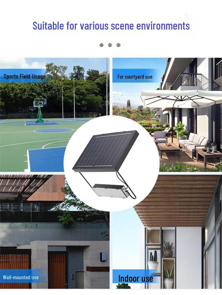Hui Xiang Multifunctional Solar Floodlight: Folding Wall & Outdoor Courtyard Lamp
