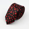 Classic Fashion Men's Skinny Tie Colorful Musical Notes Printed Piano Guitar Polyester 5cm Width Necktie Party Gift Accessory