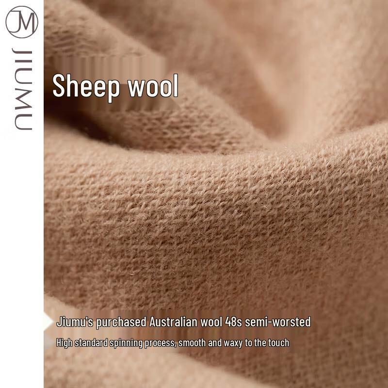 JIUMU Women's Thick Knit Wool Scarf & Shawl