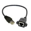 FTP STP UTP Cat 5e Male To Female Lan Ethernet Network Extension Cable Patch Cord with Panel Mount Holes