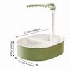 USB Electric Circulating Water Bird Bathtub with Resting Stick U-shaped Parrot Shower  Indoor Cage
