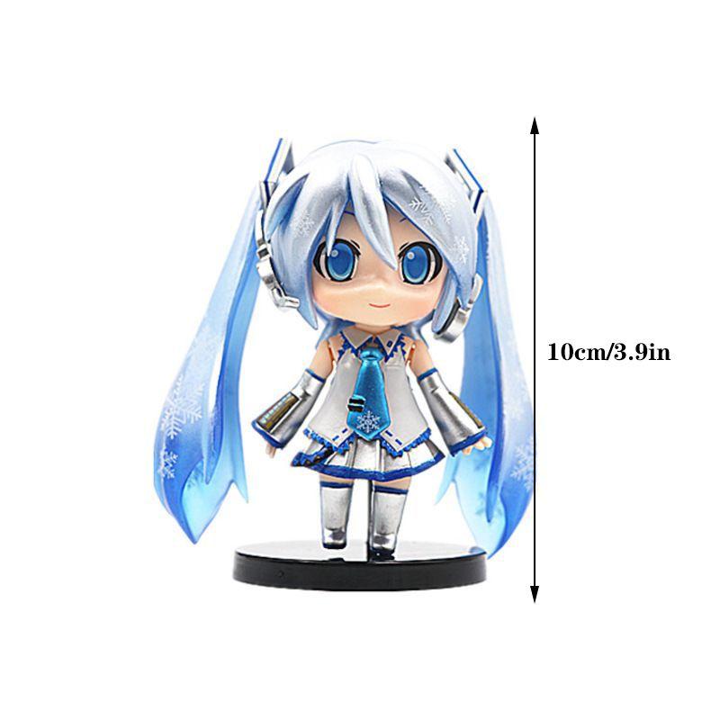 Hatsune Miku Cartoon Virtual Singer Manga Statue Figurines Stunning Collectible Model Toy