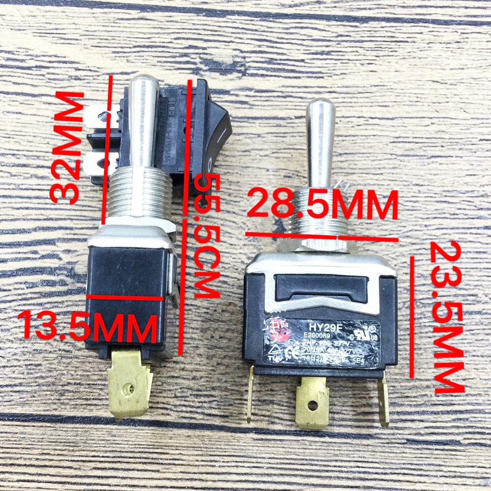 HY29F Comutator Basculant SPST KEDU 18A 3Pini 3 Poziții Comutator Electric pentru Amplificator cu Tuburi