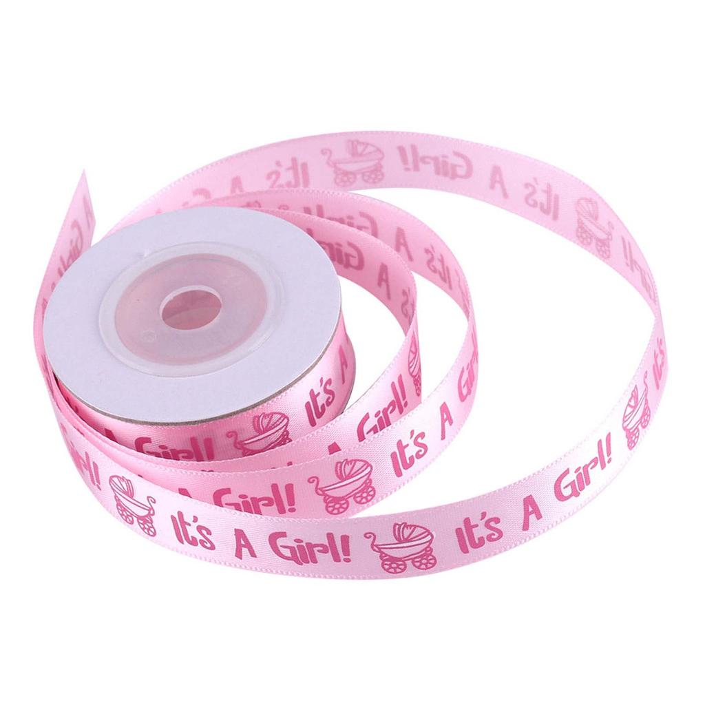 10YardsCelsiusRoll IT IS A BOY Baby Shower Christening Party Favor Gift Stain Ribbon Blue