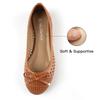Ballerinas Damen Bequeme Schleife Spitze Atmungsaktive Ballerinas für Damen-35044