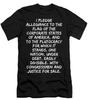 Ich Gelobe Treue zur Flagge des KORPORATIVEN Amerikas T-Shirt Herren Damen T-Shirts Oberteil Protest