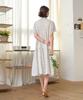 Ppaeppae Floral Half-Open Long Dress