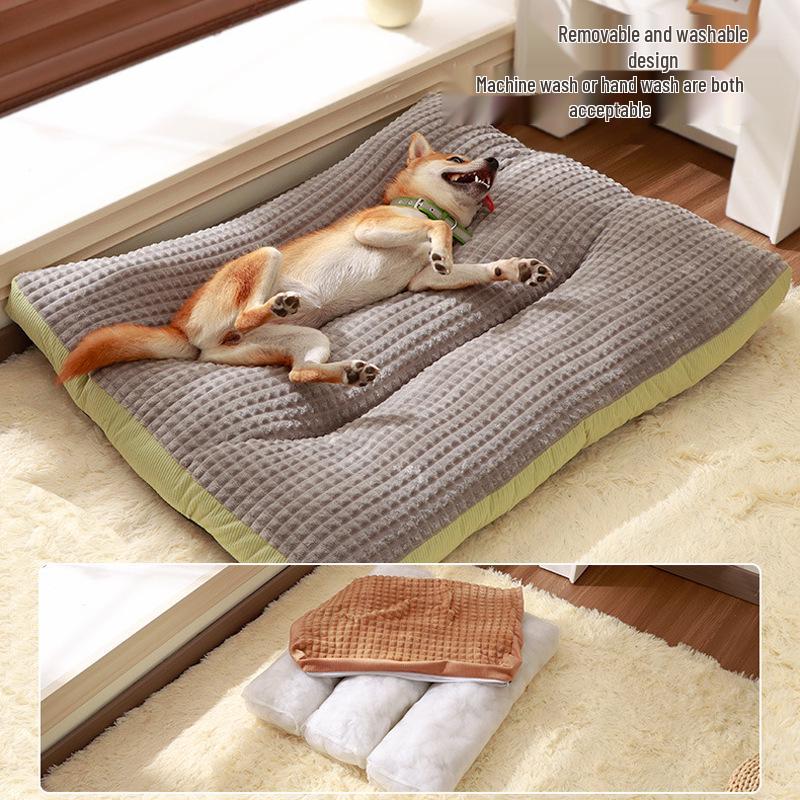 All-Season Washable Detachable Pet Bed: Large, Warm Sofa for Cats & Dogs