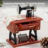 Creative Sewing Machine Music Box Clockwork Music Box Table Decor for Home Decoration