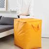 Clothing Blanket Storage Bag with Reinforced Handle Large Capacity Zipper Closure Waterproof Comforter Blanket Container
