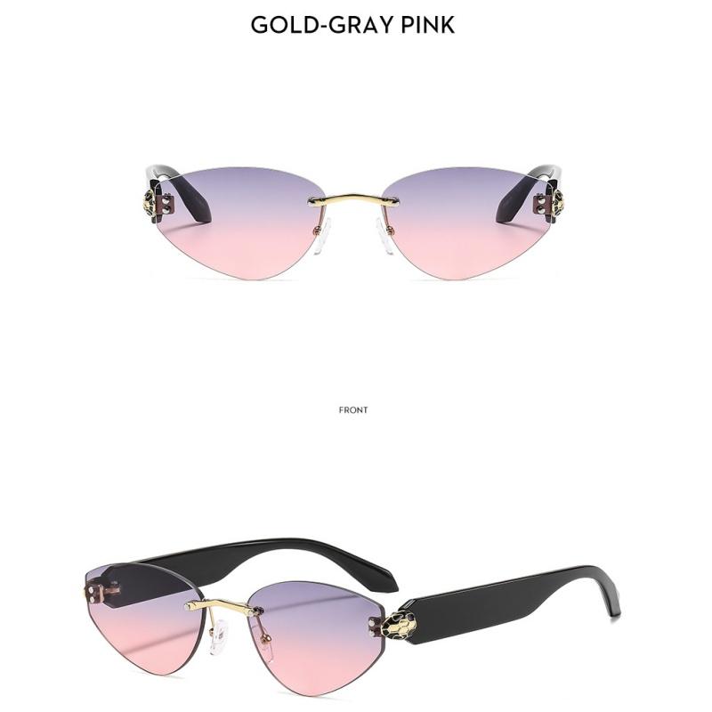 Women's Sunglasses, Triangular Frameless Sunglasses, Men's and Women's Fashion Sunglasses