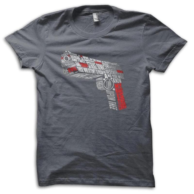 Pulp Fiction Gun Retro Movie Line Movie Joke Tshirt Unisexs Tshirt Summer New Casual Fashion Unisexs and Womens Same Tshirt