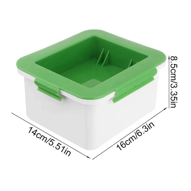 Lis na tofu Lis Bezpečný Forma Vestavěný Odvodňovač Gadget Sójový tvaroh Lis Sada Kitch 3vrstvá Forma na výrobu tofu