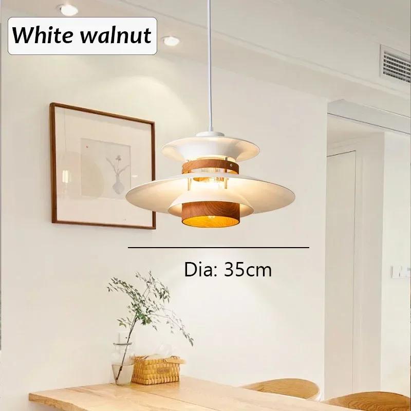 Nordic Iron Art Table Pendant Light Danish Designed LED Flying Saucer Chandelier Restaurant Bar Decor Lamp Indoor Fixture