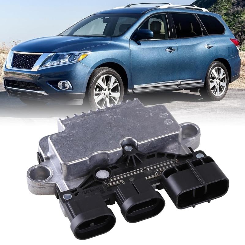 Durable Engine Cooling Fan Module for  2014-2019 21493-3JA0E 21493-3JA0A Radiator Fan Unit Control Module Replacement