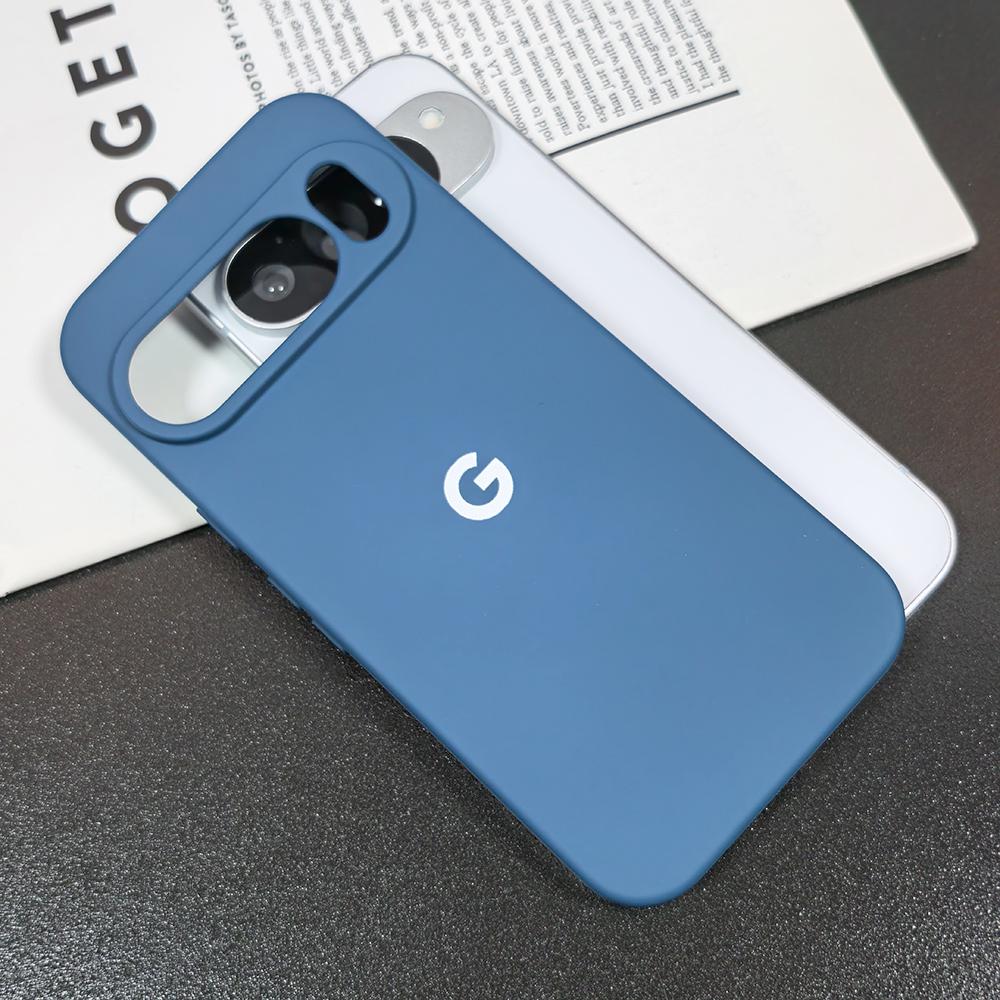 Dla Google Pixel 10 9 8 7 6 Pro XL A Etui Jedwabisty Silikon Miękki w Dotyku Odporne na Wstrząsy Ochronne Tylne Pokrowce Coque