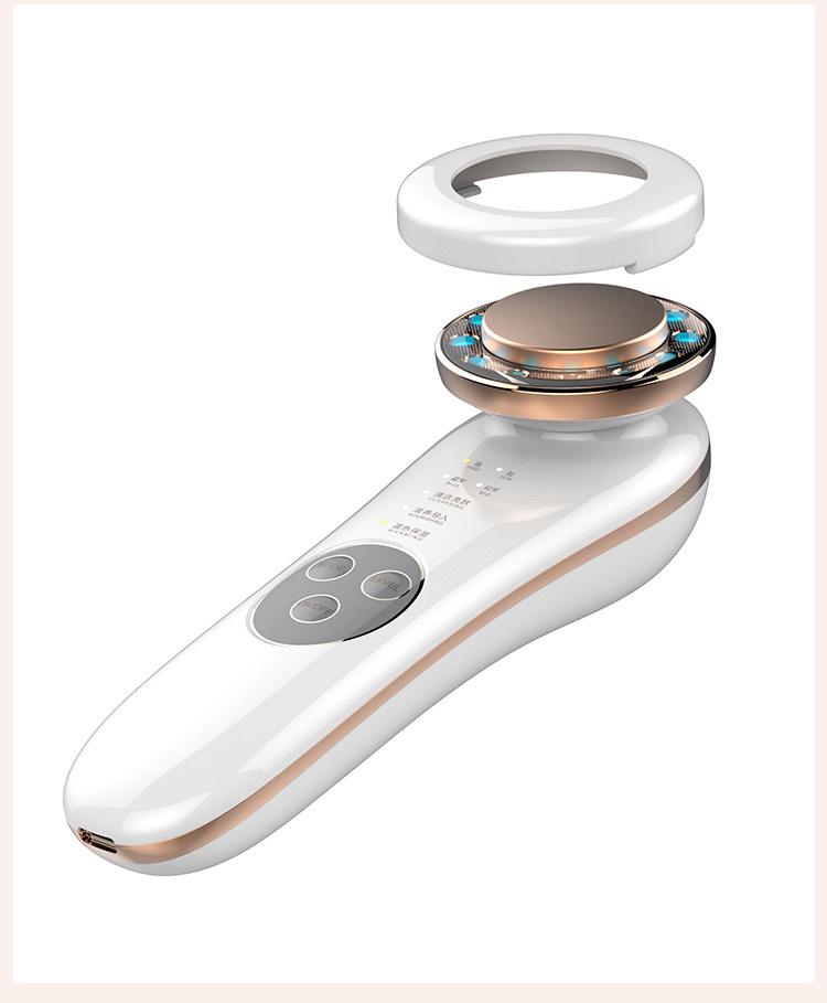Photon Rejuvenation Facial Massager: Warm Light Cleansing & Lifting Instrument